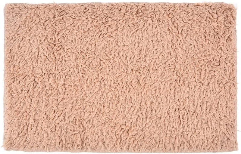 Khaki Baby Photography Blanket Soft Plush Newborn Quilt Photo Prop Mat 31x22in - Image 1